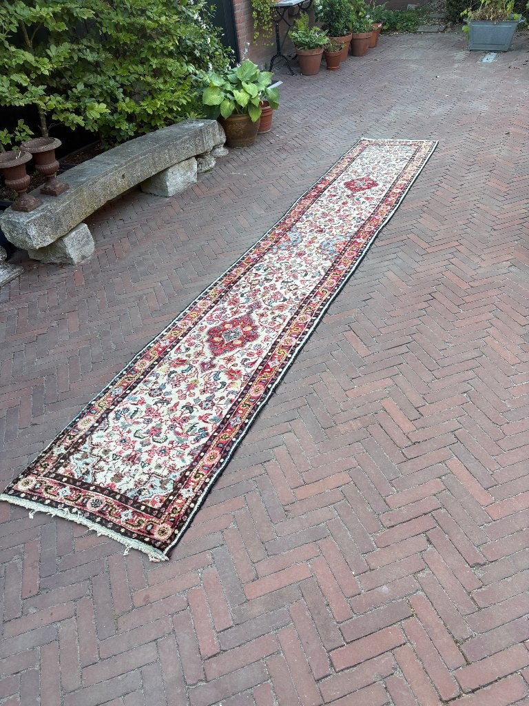 Perzisch tapijt -loper, Ophalen, Gebruikt, 200 cm of meer, 50 tot 100 cm