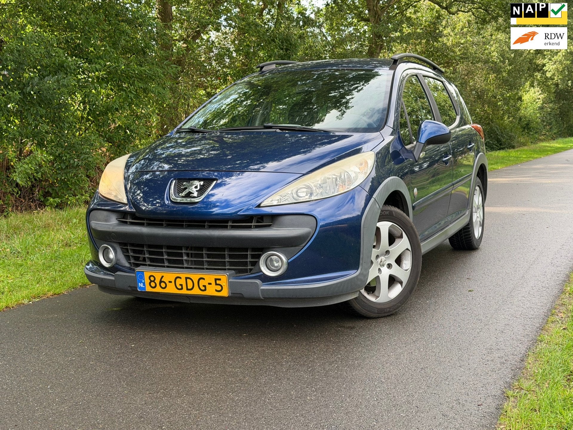 Peugeot 207 SW Outdoor 1.4 VTi X-line | " 135.000 " KM + Air, Voorwielaandrijving, Gebruikt, Origineel Nederlands, Handgeschakeld