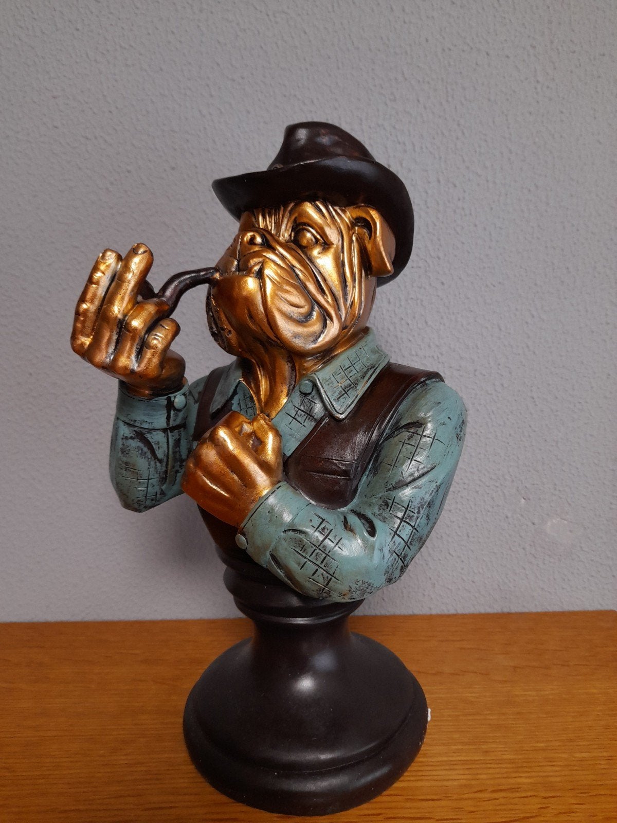 Borst beeld bull, Ophalen