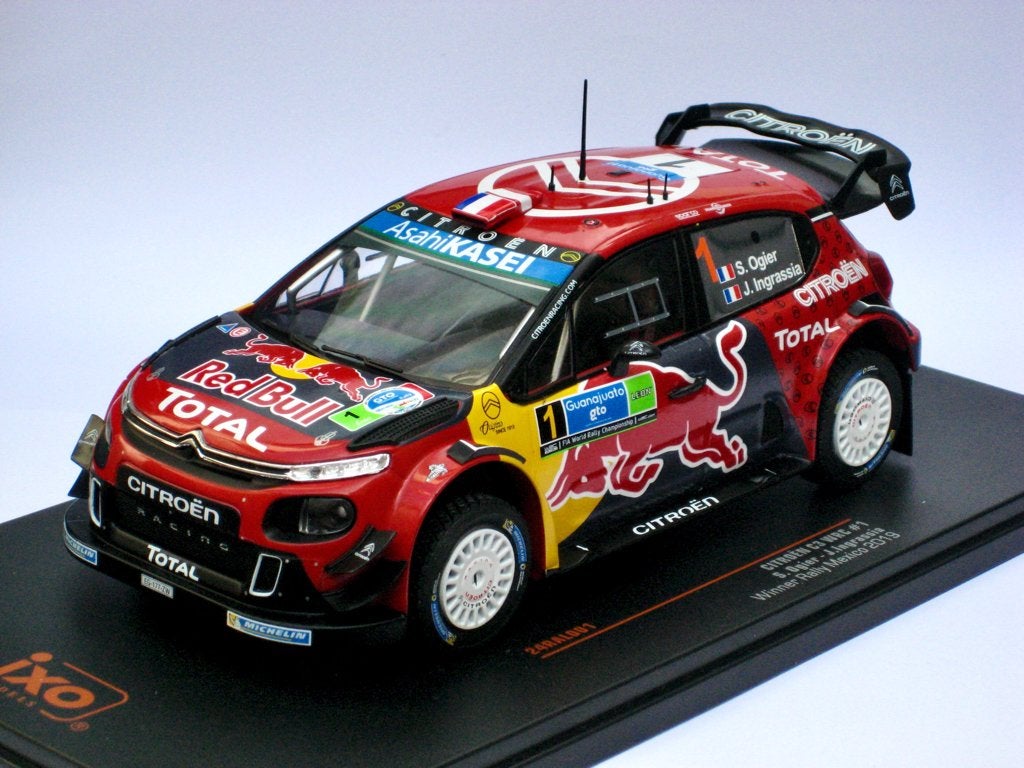 Citroen C3 WRC #1 Rally van Mexico 2019 Seb. Ogier Ixo 1:24, Ophalen of Verzenden, Nieuw, Auto, Overige merken