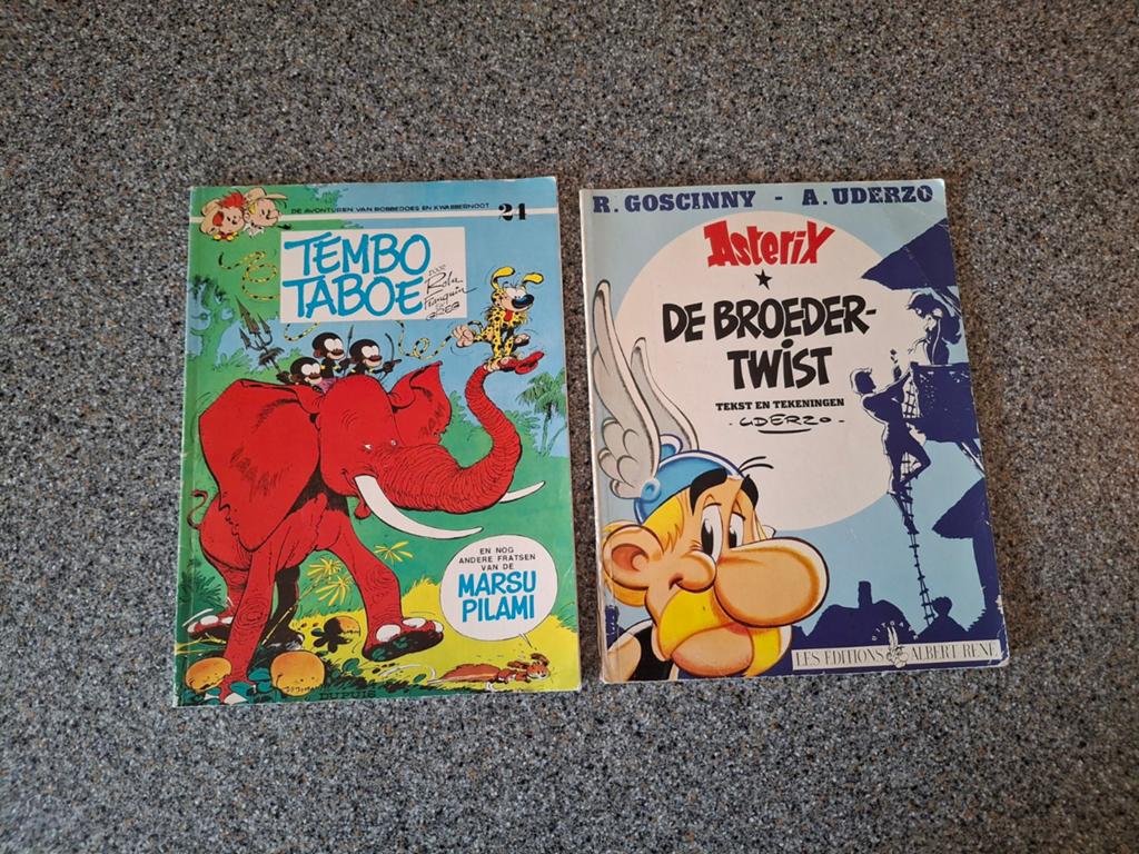 Twee vintage strips, Ophalen of Verzenden
