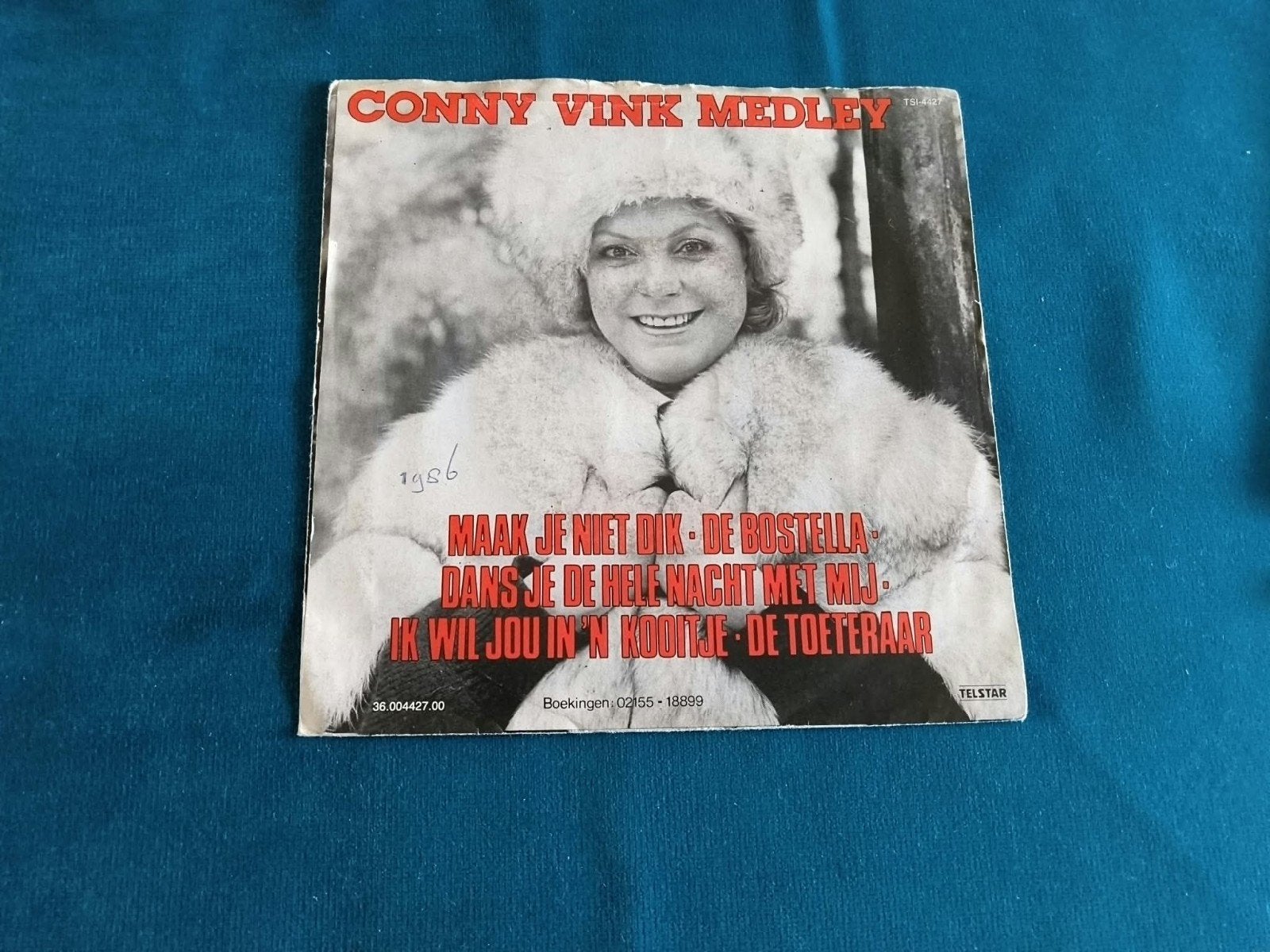 Conny Vink Medley - Maak Je Niet Dik - Single (1986), Cd's en Dvd's, Ophalen of Verzenden, Gebruikt, Schlager