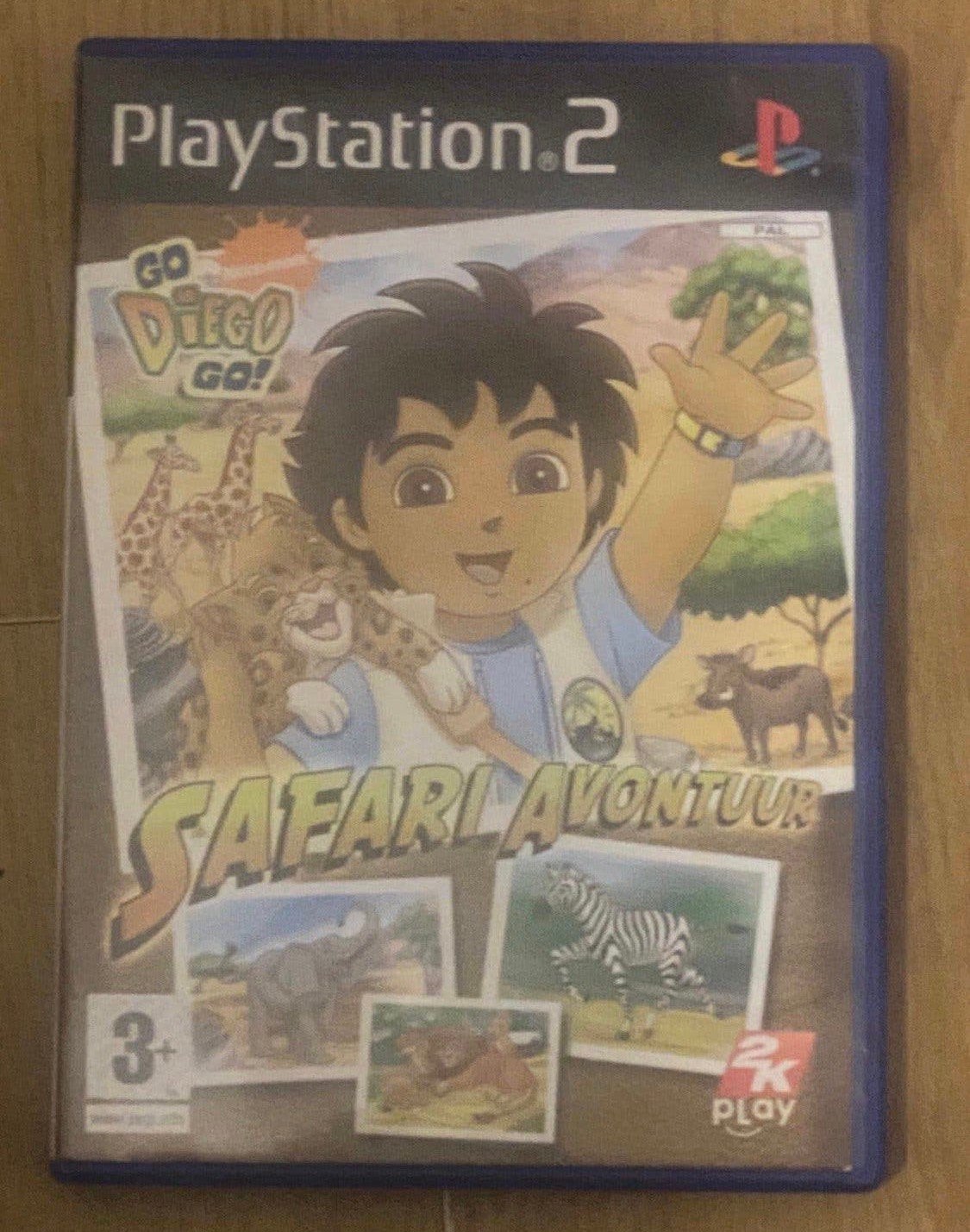 Go Diego Go! Safari Avontuur (PS2), 1 speler, Ophalen of Verzenden, Zo goed als nieuw, Vanaf 3 jaar