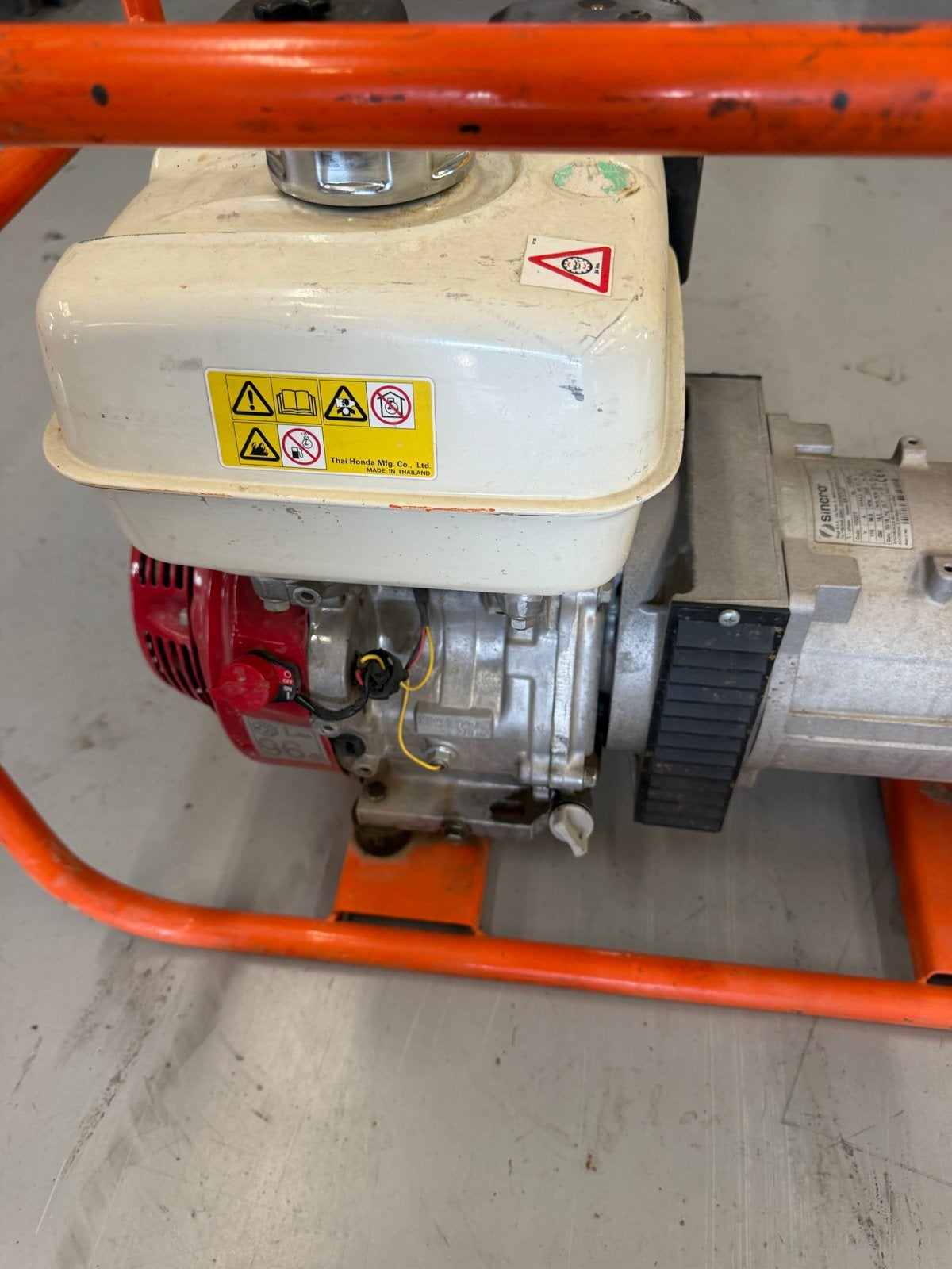 Europower EP4100 Benzine Aggregaat - Honda GX200 Motor, Ophalen, Gebruikt, Minder dan 5 kVA, Benzine