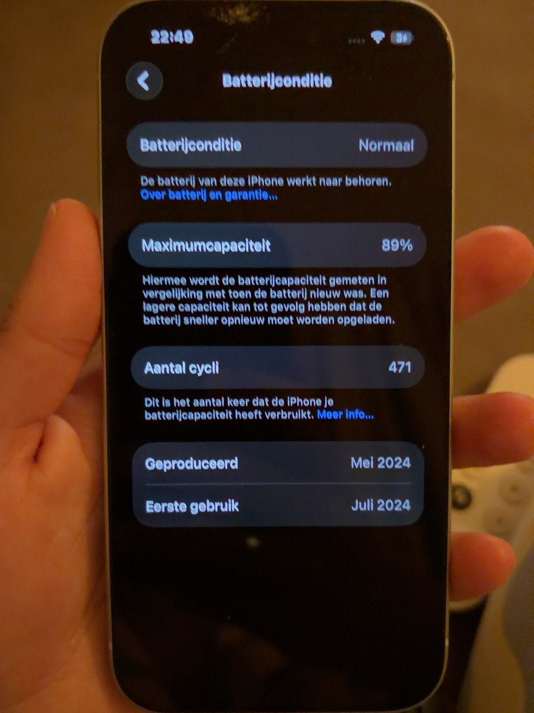 Iphone 15, blauw met 128 gb, Ophalen, 128 GB, IPhone 15, Blauw