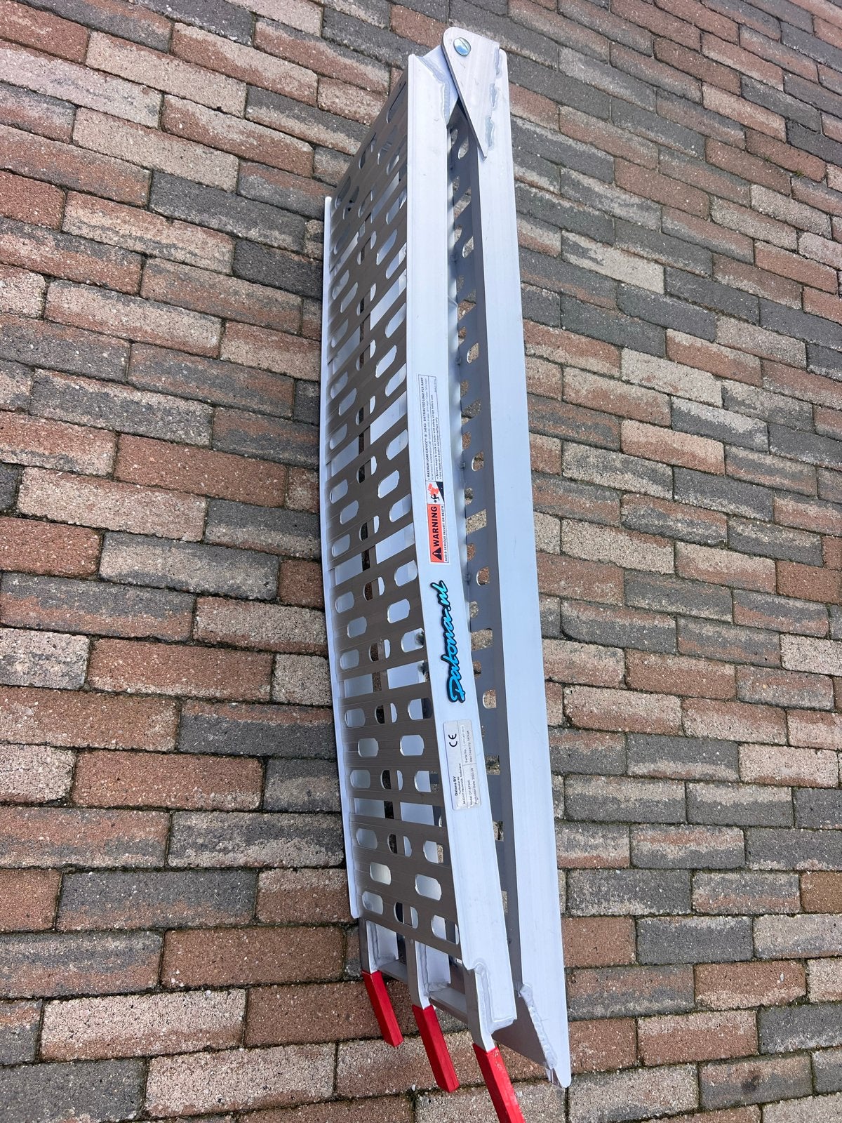 Opvouwbare aluminium oprij goot - Dalemans, Ophalen, Zo goed als nieuw, Ladder, Opvouwbaar of Inschuifbaar