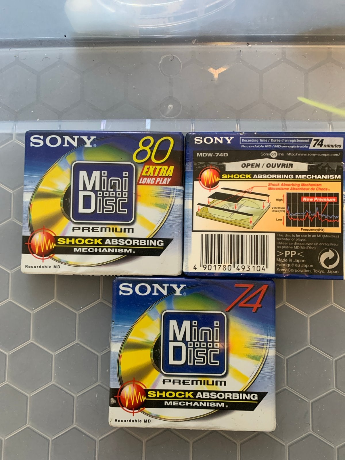 Sony MiniDisc MDW-74D en MDW-80 - Onbespeeld, 2 t/m 25 bandjes, Overige genres, Ophalen of Verzenden, Nieuw in verpakking