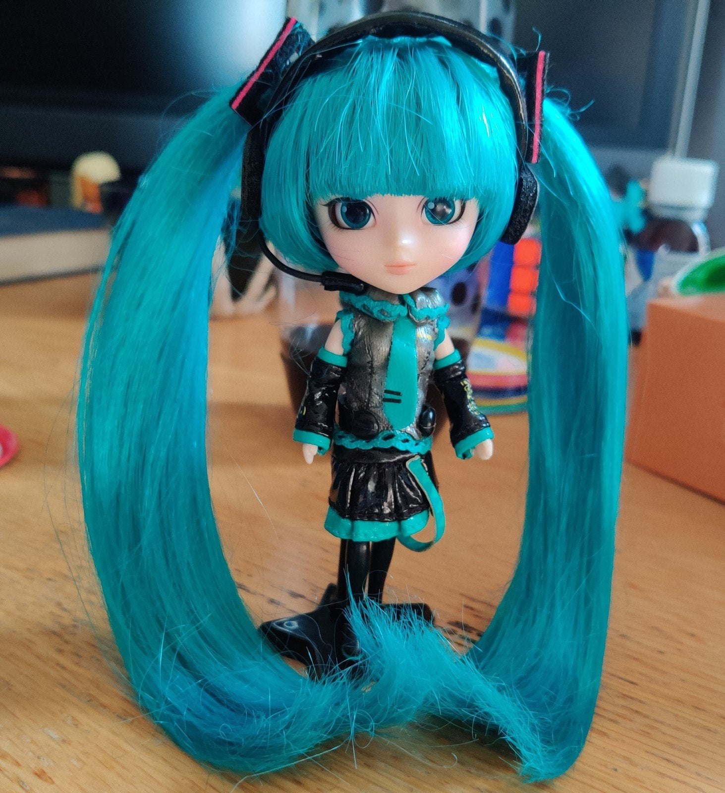 Hatsune Miku doll Pullip anime figure, Ophalen of Verzenden, Gebruikt