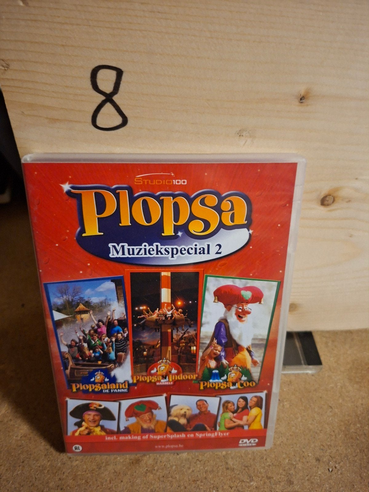 Plopsa Muziekspecial 2 DVD - Studio 100, Alle leeftijden, Familie, Gebruikt, Bonusmateriaal