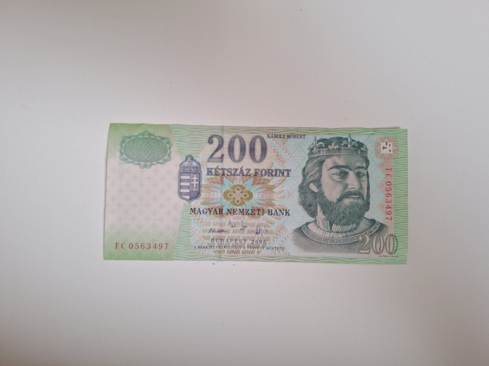 Hongarije 200 Florint Biljet - FDC 2006 - A1, Ophalen of Verzenden, Hongarije, Los biljet