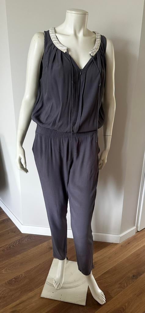Jumpsuit Aaiko S M, Ophalen of Verzenden, Gedragen, Maat 36 (S), Grijs