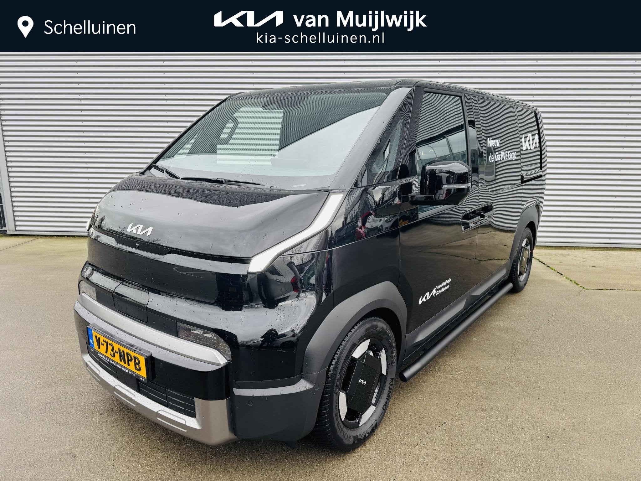 Kia PV5 L2H1 Elite 71.2 kWh DEMO-AUTO ! Kmstand kan iets var, Auto's, Stof, 750 kg, 1885 kg, Origineel Nederlands