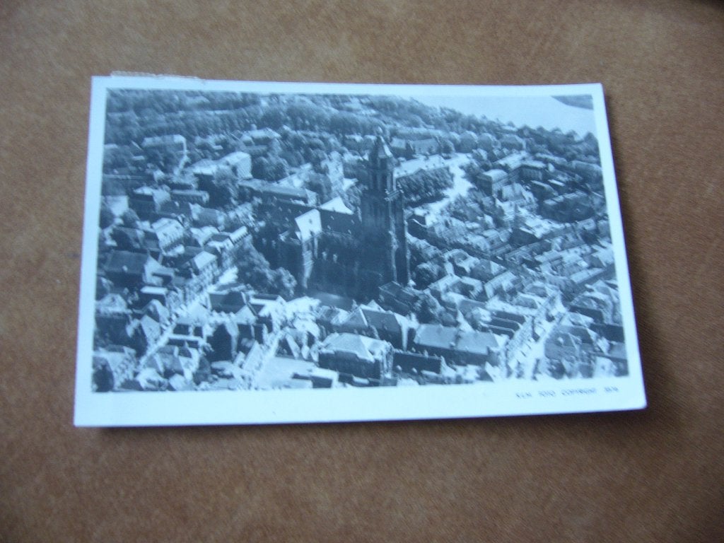 ARNHEM  =  ST. EUSEBIUSKERK MET OMGEVING  1947, Ophalen of Verzenden, 1940 tot 1960, Gelopen, Gelderland