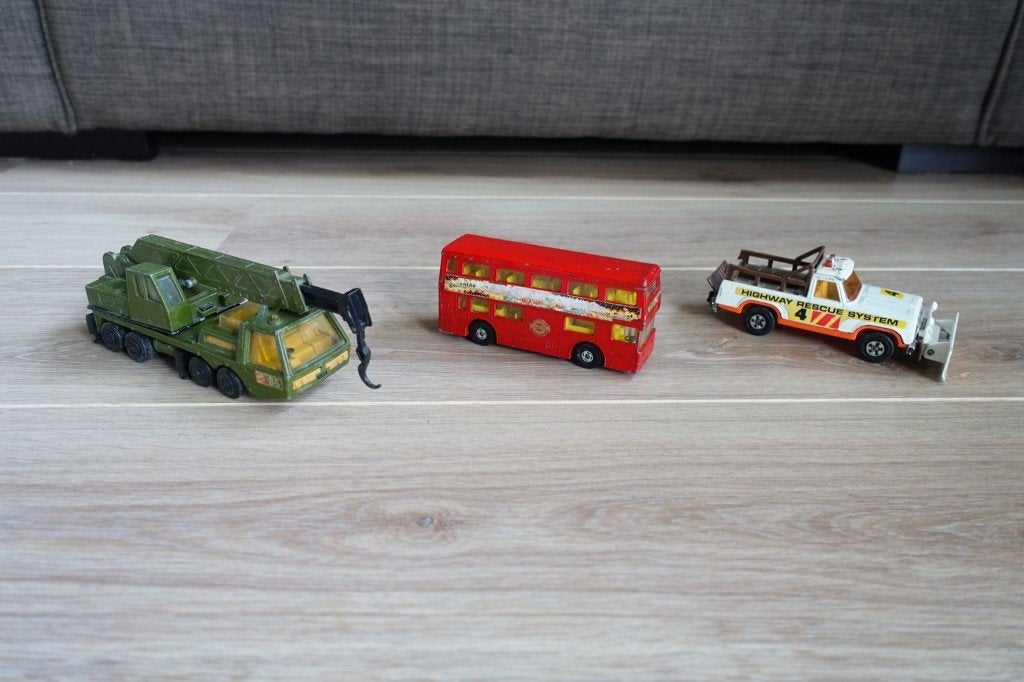 Set speelgoedauto's matchbox SuperKings jaren ´80, Ophalen of Verzenden, Gebruikt