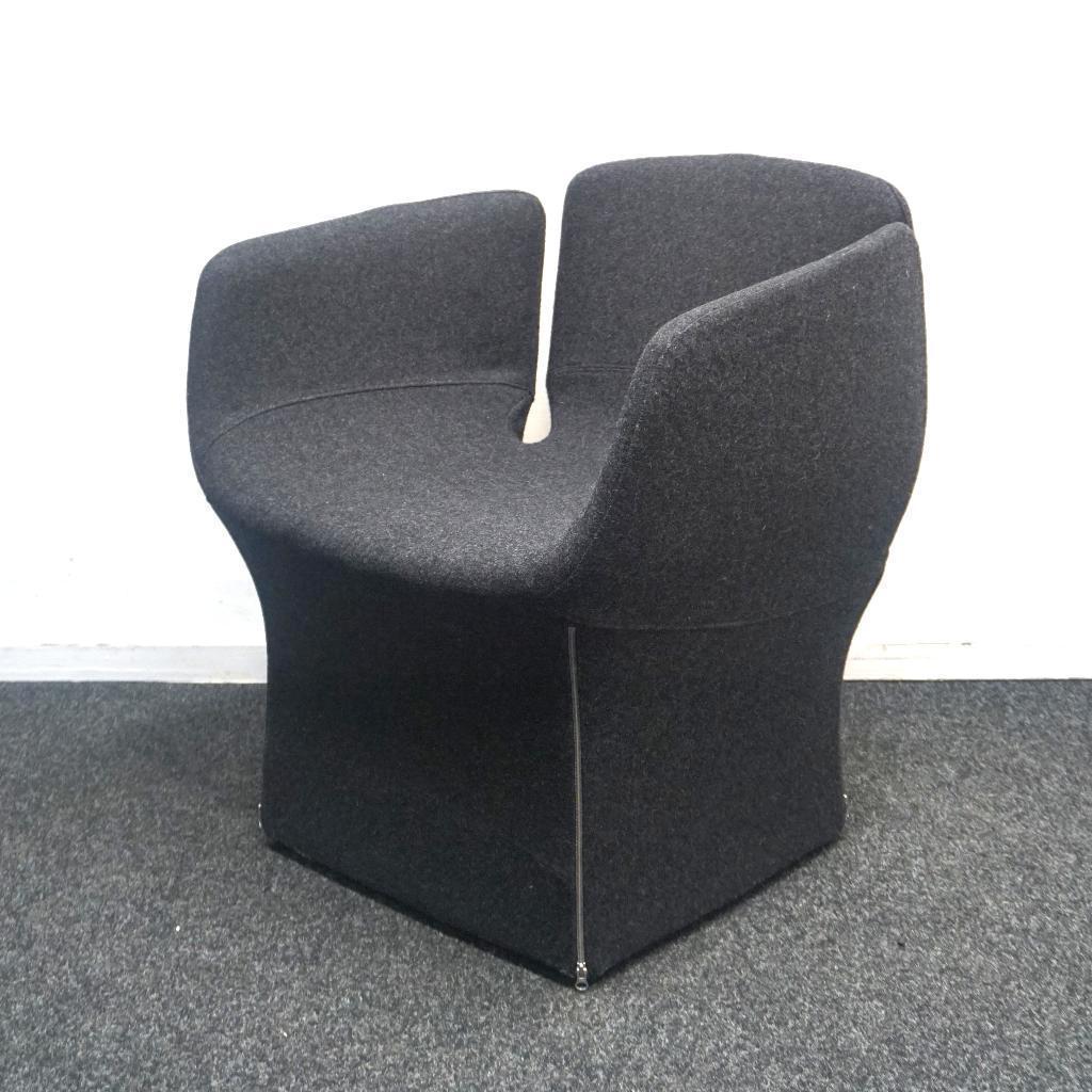 Moroso Bloomy Design Fauteuils | Donkergrijs | Stoelen, Huis en Inrichting, Fauteuils, Gebruikt, -, -, 75 tot 100 cm