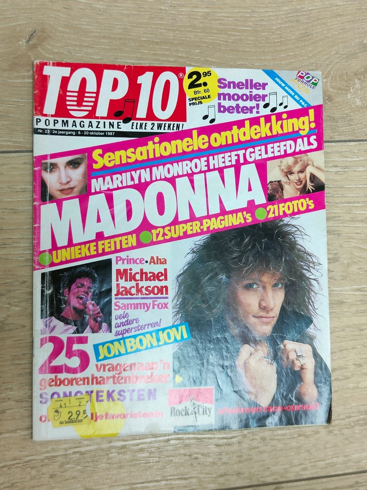 Top 10 Popmagazine nr. 23-1987 Madonna special, Verzamelen, Ophalen of Verzenden, 1980 tot heden, Nederland, Tijdschrift