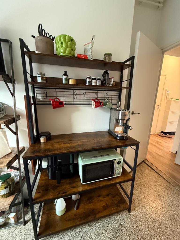 Super handig keukenrek met stroomvoorziening (100x40x170), Ophalen, Zo goed als nieuw