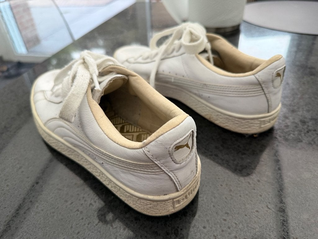 Witte dames Puma sneakers maat 41, Puma, Wit, Ophalen of Verzenden, Sneakers of Gympen