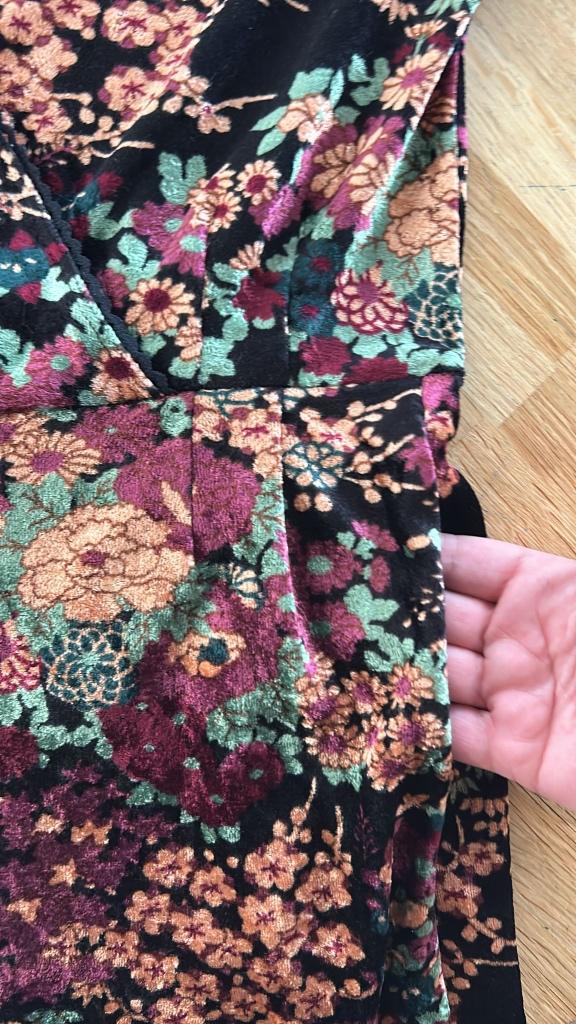 King Louie maat M velvet jumpsuit broekpak 1136, Maat 38/40 (M), Zwart, Ophalen of Verzenden, Zo goed als nieuw