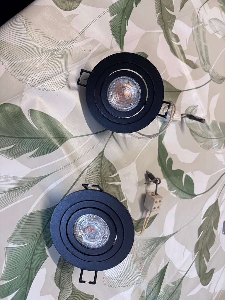 2 SLV LED inbouwSpots GU10 50w, Led, Metaal of Aluminium, Ophalen of Verzenden, Zo goed als nieuw