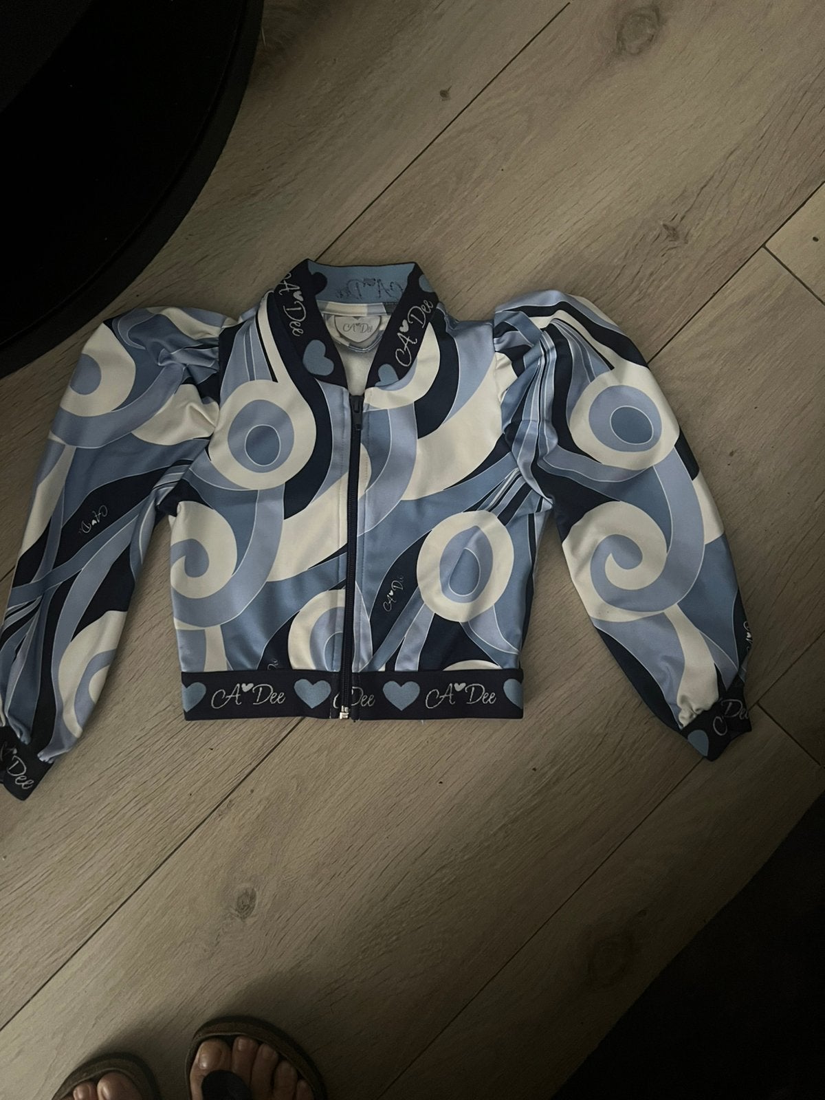 A dee jasje maat 104, Kinderen en Baby's, Kinderkleding | Maat 104, Ophalen, Zo goed als nieuw, Meisje, Jas