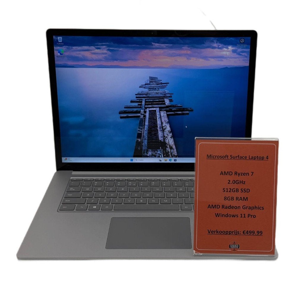 Microsoft Surface Laptop 4 | Ryzen 7 8GB RAM 512GB SSD, Met videokaart, 2 tot 3 Ghz, Qwerty, Toulonselaan 72
