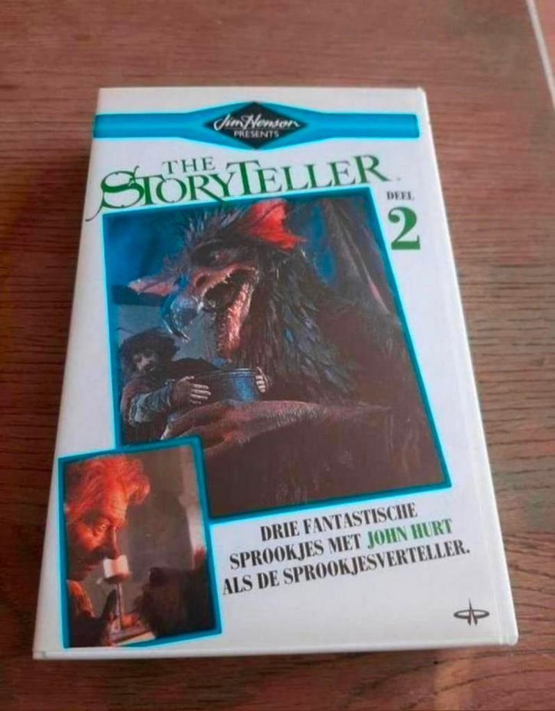 Jim henson The Storyteller deel 2 videoband. John Hurt. CNR, Gebruikt, Alle leeftijden, Kinderprogramma's en -films, Ophalen of Verzenden
