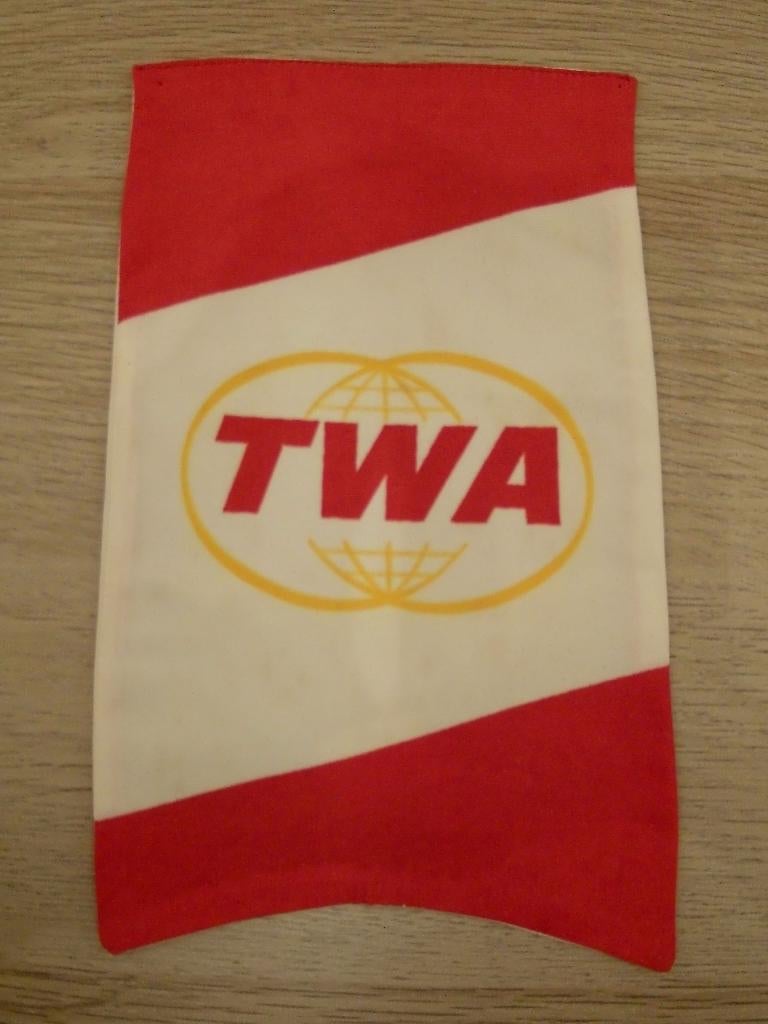 Oud vaantje Trans World Airlines TWA, Verzenden, Zo goed als nieuw, Overige typen