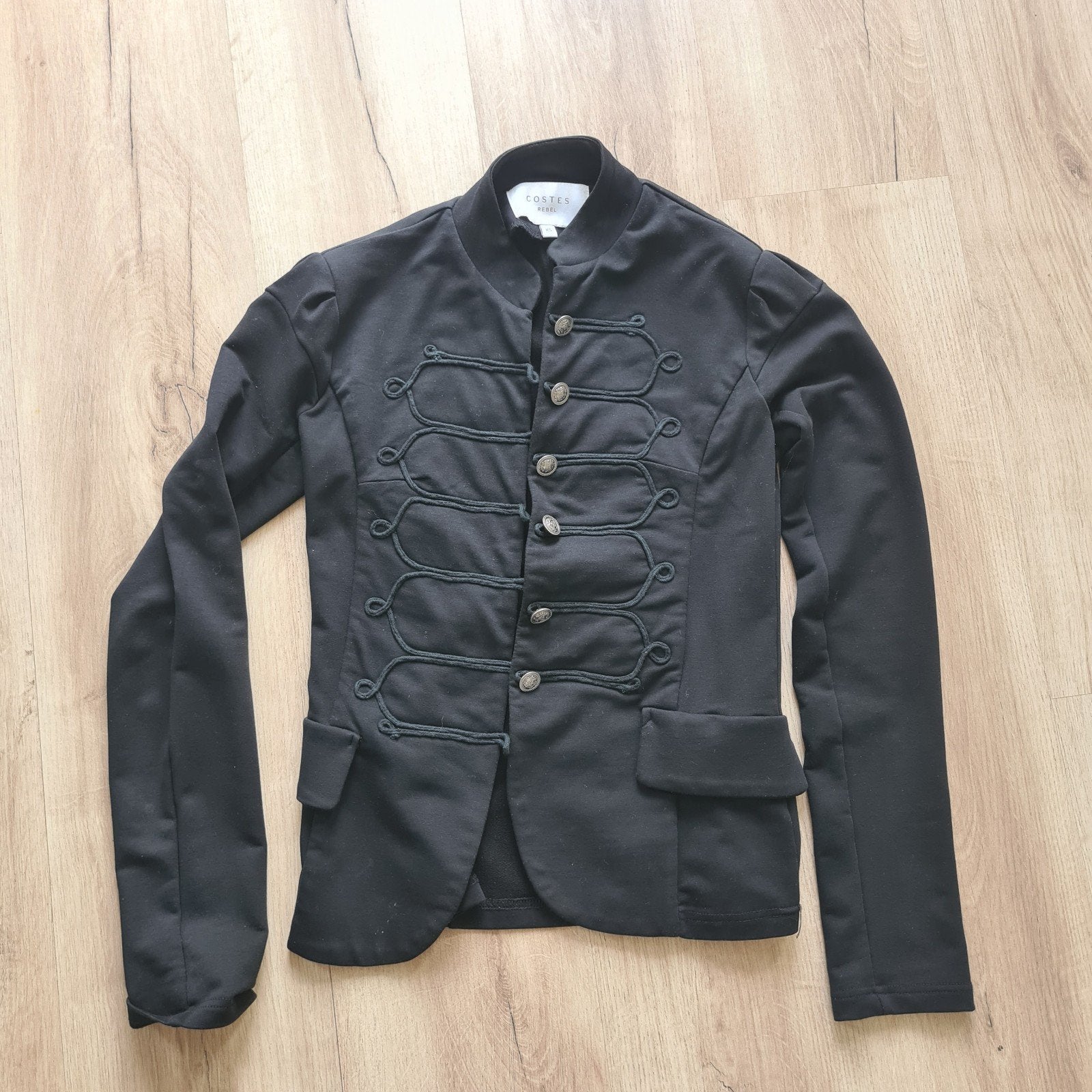 Costes Rebel zwart XS dames jasje, Zwart, Ophalen of Verzenden, Zo goed als nieuw, Maat 34 (XS) of kleiner