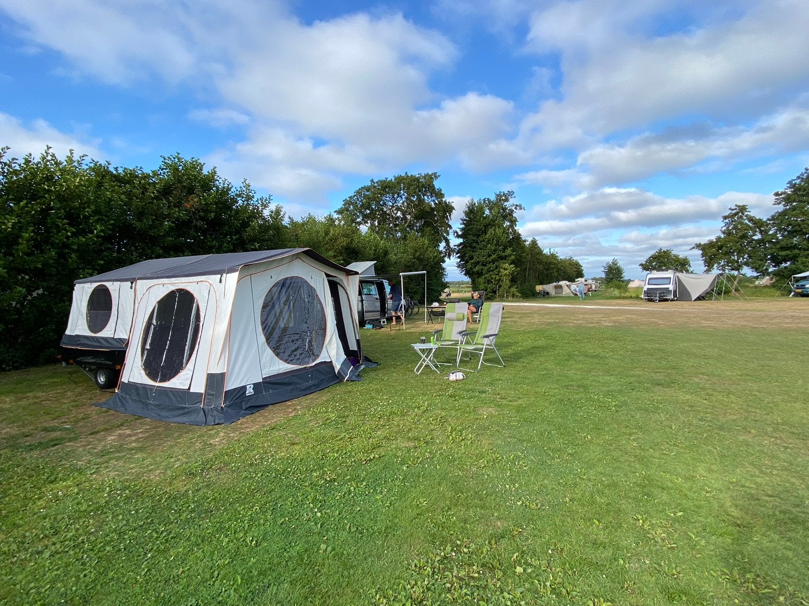 Vouwwagen Raclet Solena, Caravans en Kamperen, Vouwwagens, Ophalen, Blauw, Tot en met 2, Raclet