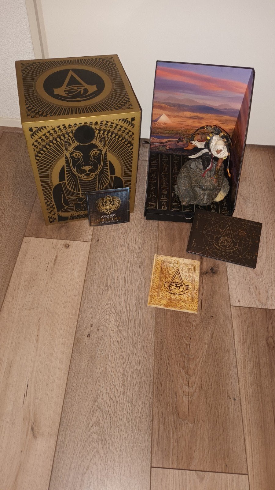Assassin's Creed Origins Gods Edition (Zonder Game), Ophalen of Verzenden, Zo goed als nieuw