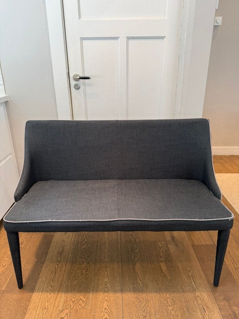 2x compact design bankje 115cm, Ophalen, Eenpersoons, Minder dan 75 cm, Zo goed als nieuw