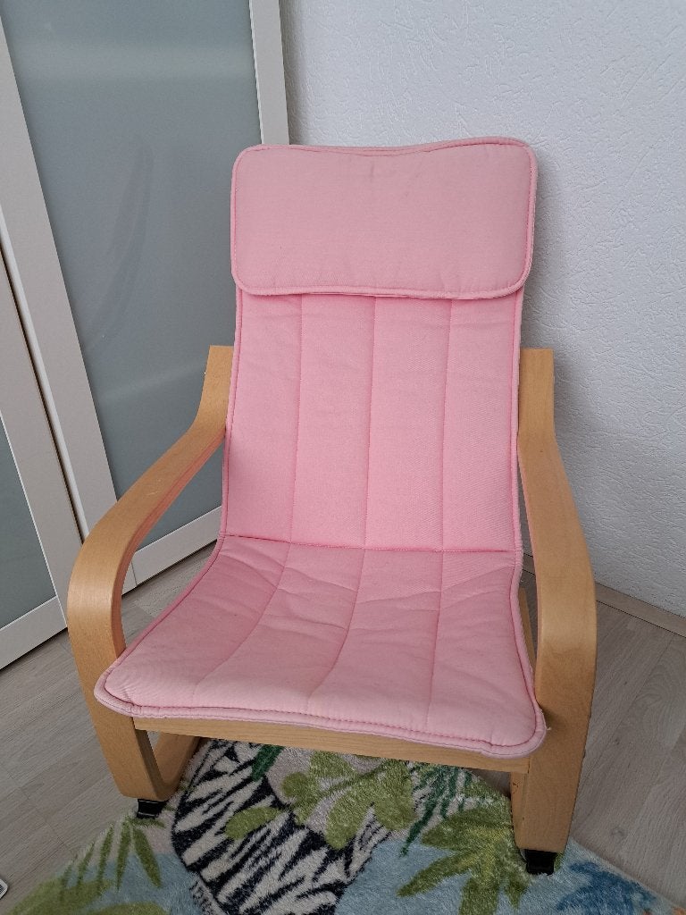 Ikea kinderstoel Poang (roze), Ophalen, Gebruikt, Stoel(en)