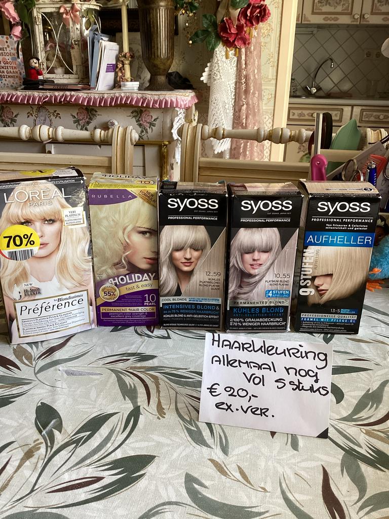 Haarkleuring blond, Ophalen of Verzenden, Nieuw, Overige typen