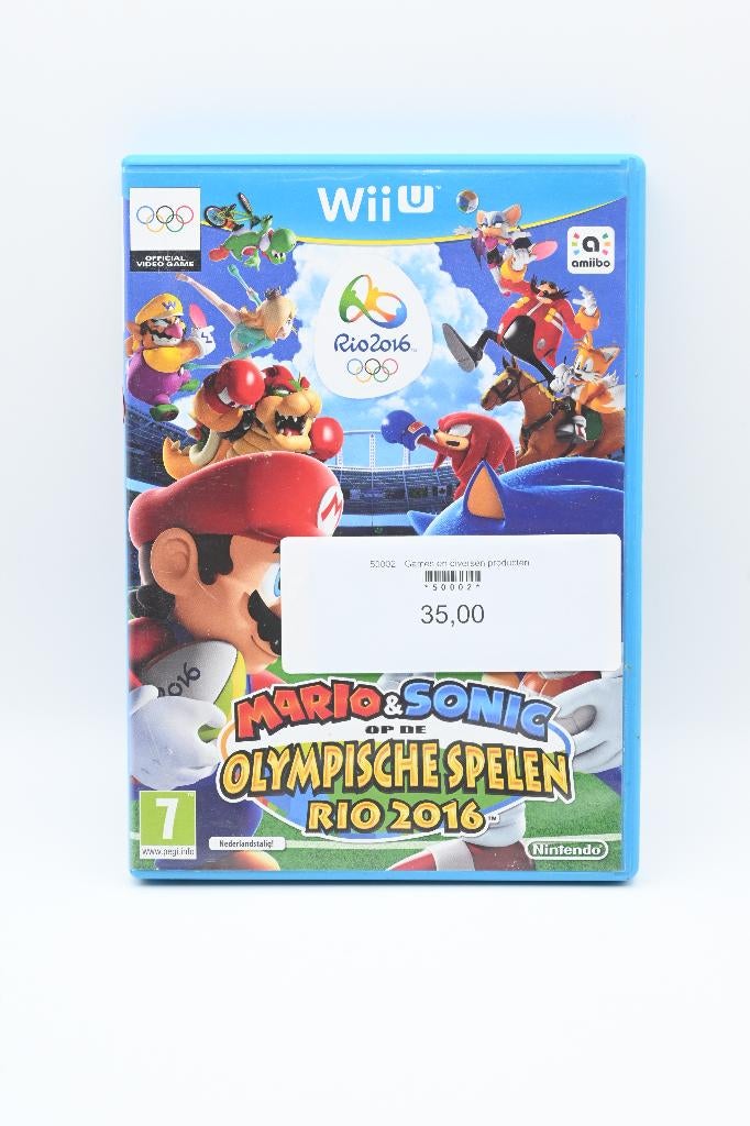 Mario & Sonic Olympische Spelen Rio 2016 - Nintendo Wii U, Nintendo, Gebruikt, Nintendo Co., Ltd. 11-1 Hokotate-cho Kamitoba, Minami-ku Kyoto 601-8501 Japan
