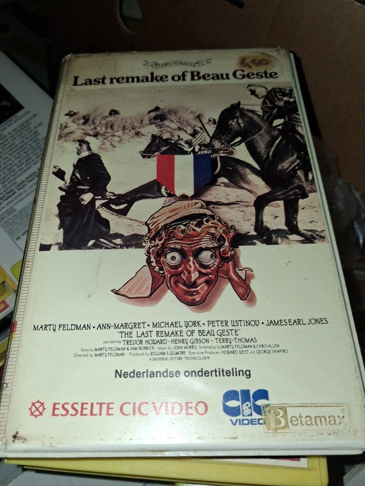 Betamax ex-rental  - The Last Remake Of Beau Geste, Vanaf 16 jaar, Ophalen of Verzenden, Gebruikt, Horror
