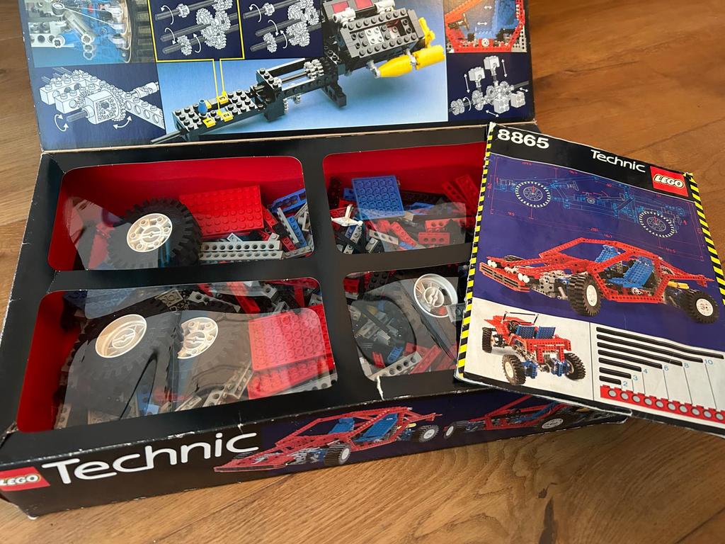 LEGO Technic 8094 Control Center + 8720 Motor Set 9V, Gebruikt, Lego, Ophalen of Verzenden, Complete set
