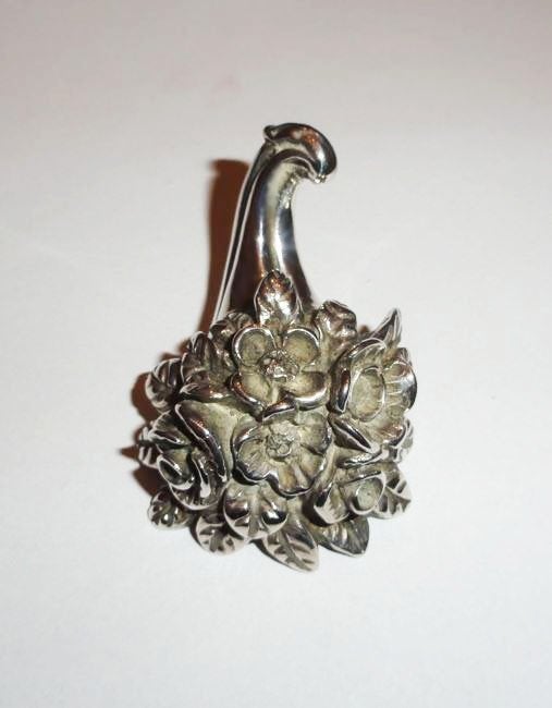 Miniatuur Zilver Cornucopia Hoorn des Overvloeds, Ophalen of Verzenden, Zilver