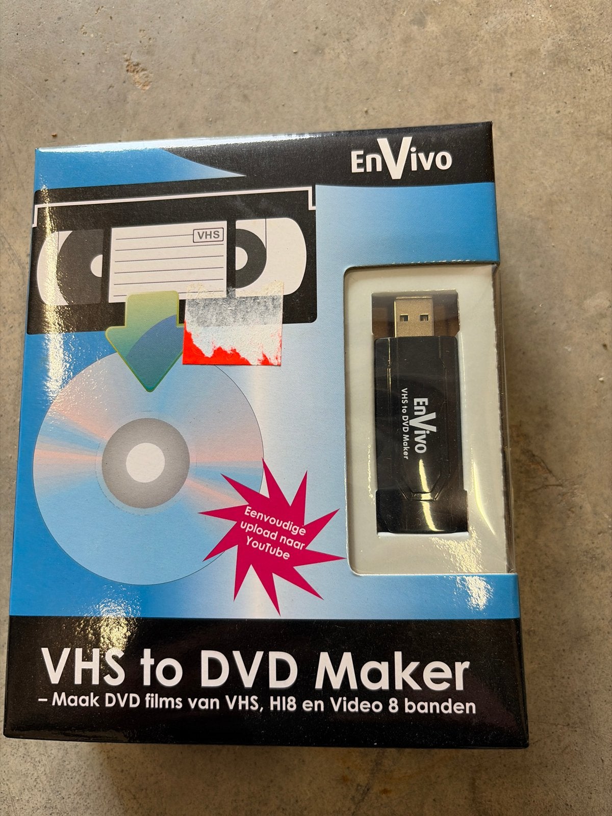 EnVivo VHS naar DVD Maker - Digitaliseer je videobanden, Ophalen of Verzenden, Nieuw, Overige typen