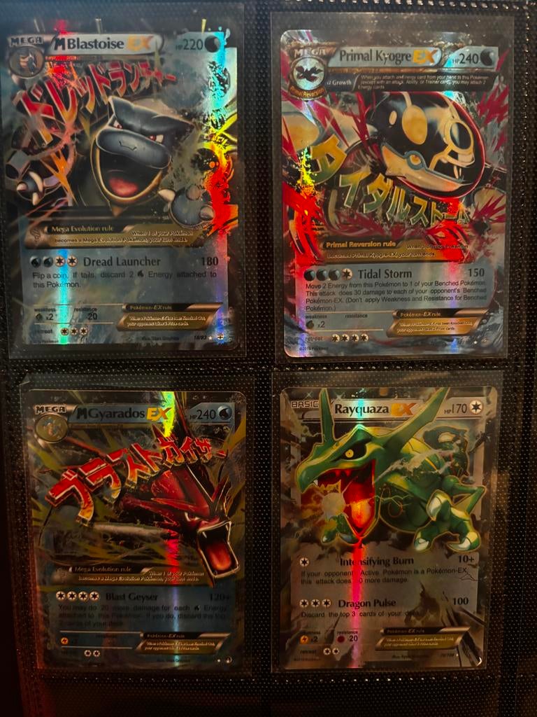 Pokémon mega ex kaarten, Ophalen of Verzenden, Zo goed als nieuw, Meerdere kaarten, Foil