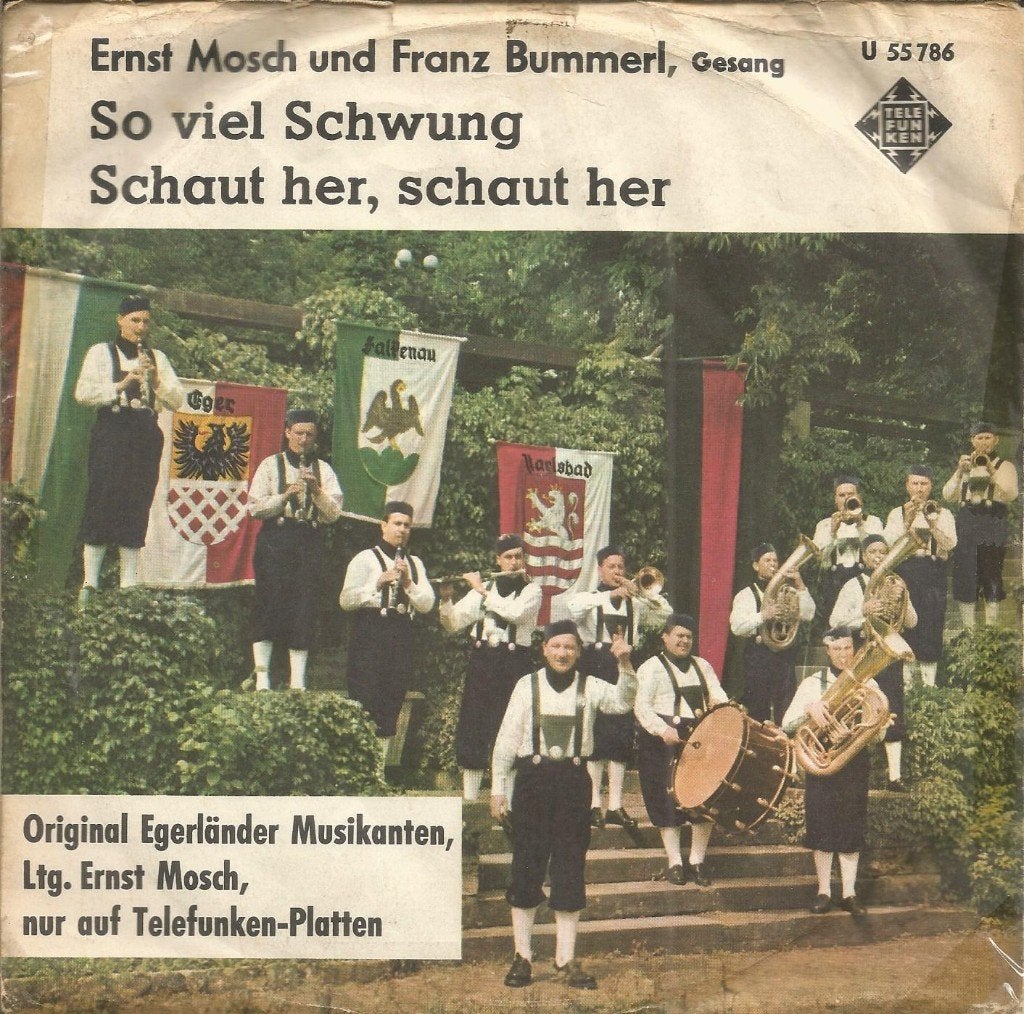 Original Egerländer Musikanten – So Viel Schwung (1962), Cd's en Dvd's, Gebruikt, Fotohoes, 7 inch, Ophalen of Verzenden