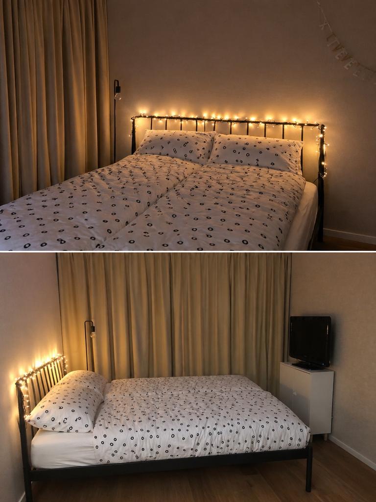 Bed maat 140x200 met lattenbodem, Wit, Zo goed als nieuw, Twijfelaar, Hout