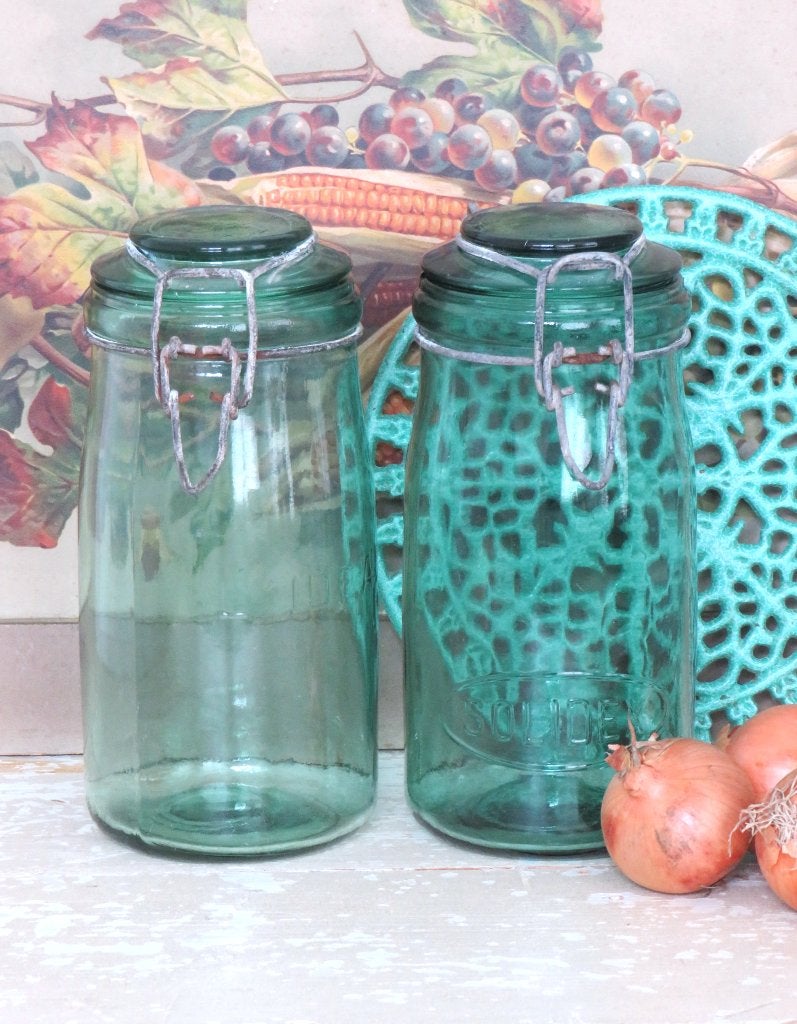 Oude Franse weckfles Solidex( 1 Ltr), Ophalen of Verzenden