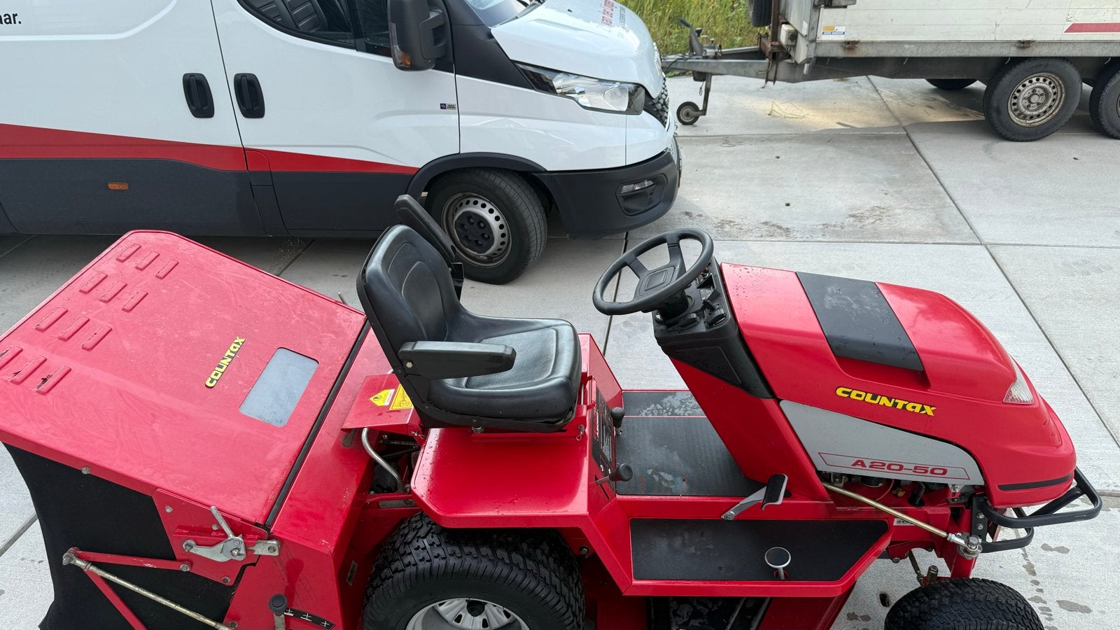 COUNTAX A20-50 Full options! Bijna nieuw, Tuin en Terras, Grasmaaiers, Ophalen, Zo goed als nieuw, Benzine-grasmaaier, 50 cm of meer