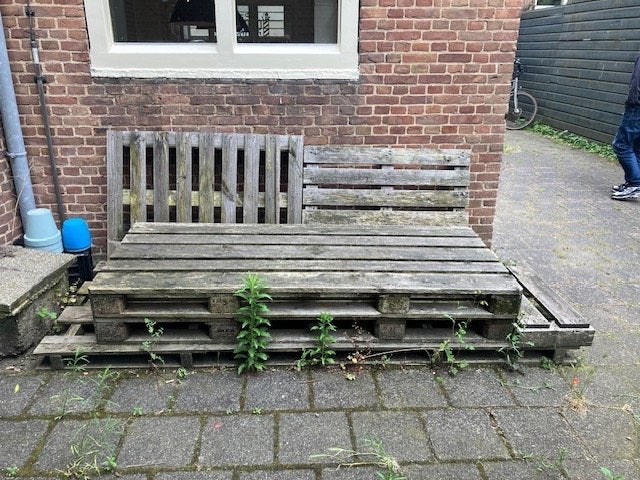 pallets voor palletbank, Ophalen, Gebruikt, Hout