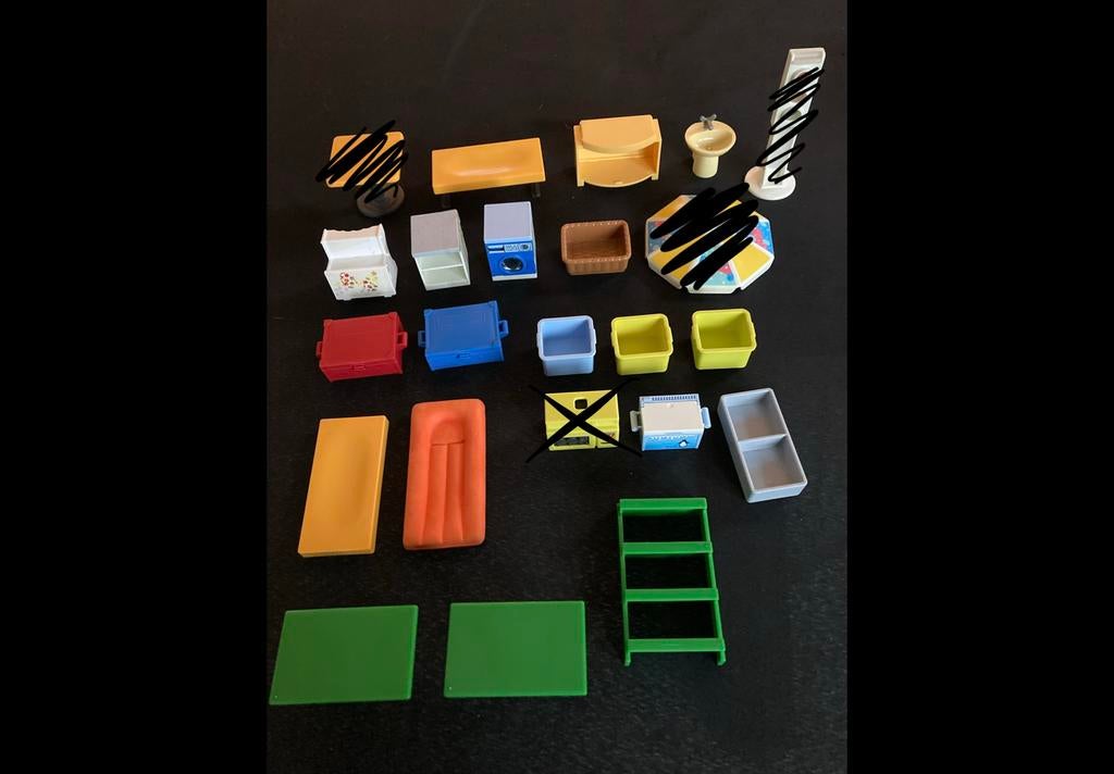 Playmobil luchtbed, kast ed…, Ophalen of Verzenden, Zo goed als nieuw