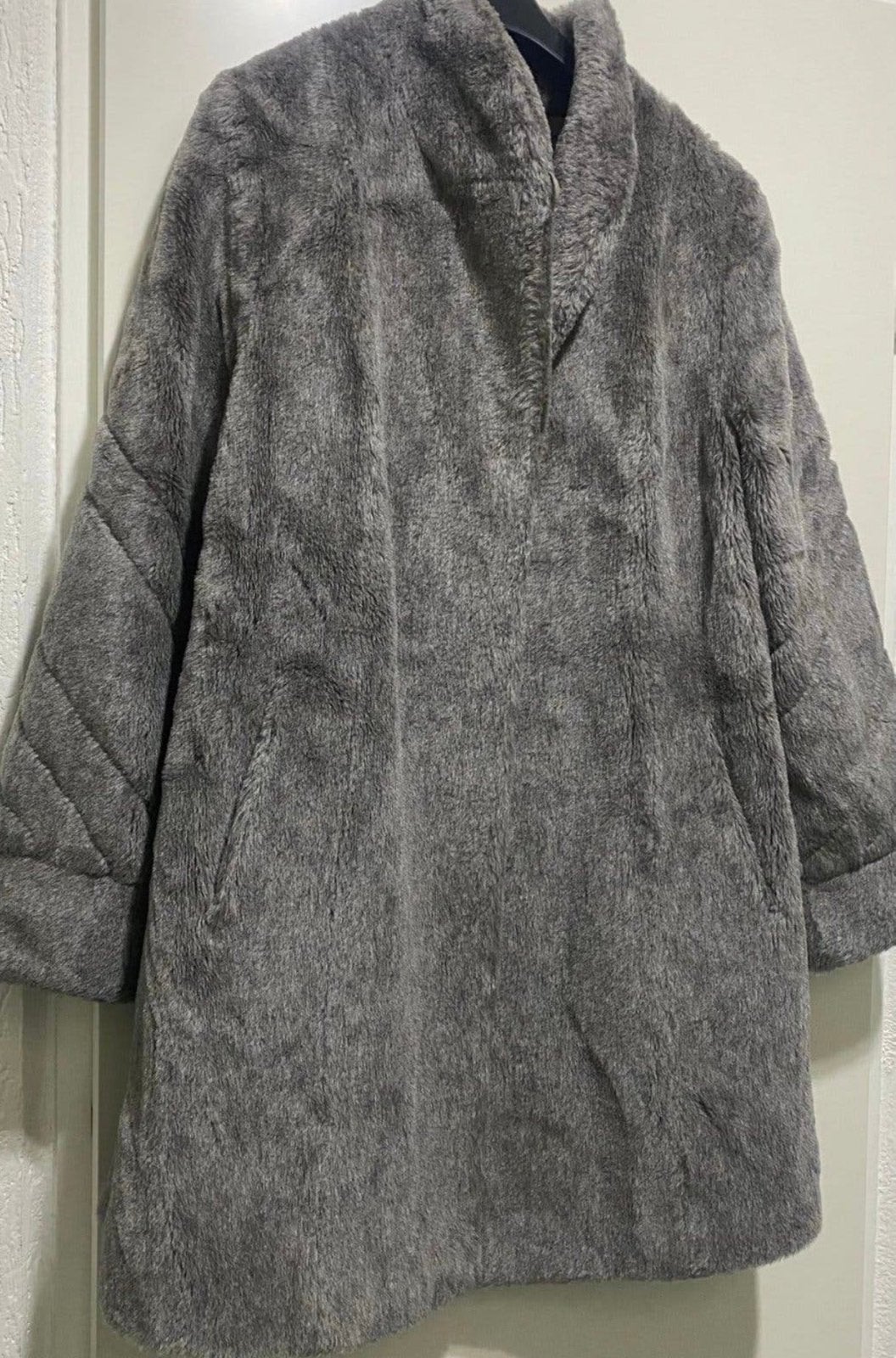 Alpaca /Mohair jas, Ophalen of Verzenden, Zo goed als nieuw, Grijs