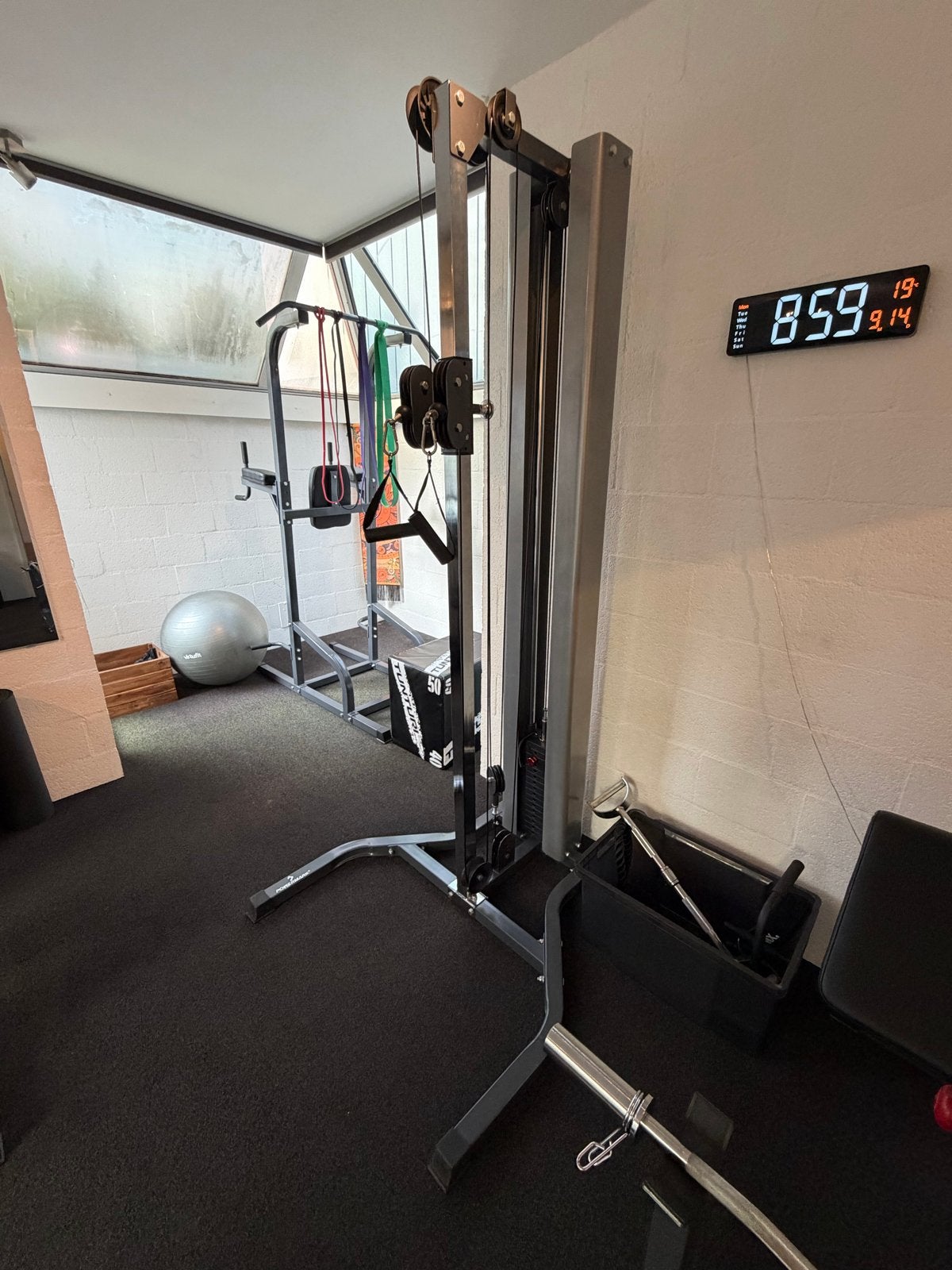 PowerMark Cable Machine 810 - Dual INCL accessoires, Sport en Fitness, Ophalen, Zo goed als nieuw, Armen, Overige typen