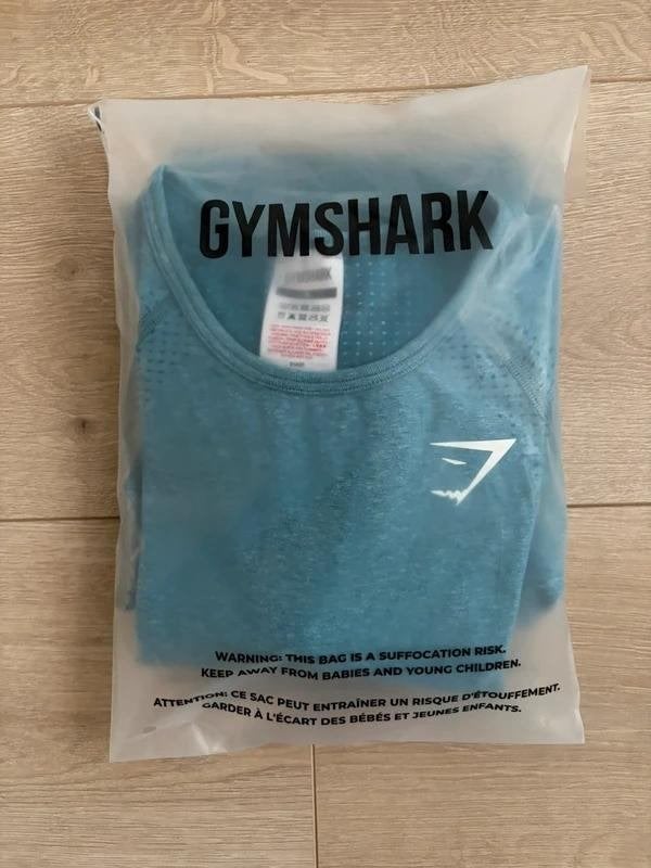 Gymshark Vital Seamless sportset teal legging croptop S / 36, Blauw, Ophalen of Verzenden, Maat 36 (S), Gymshark
