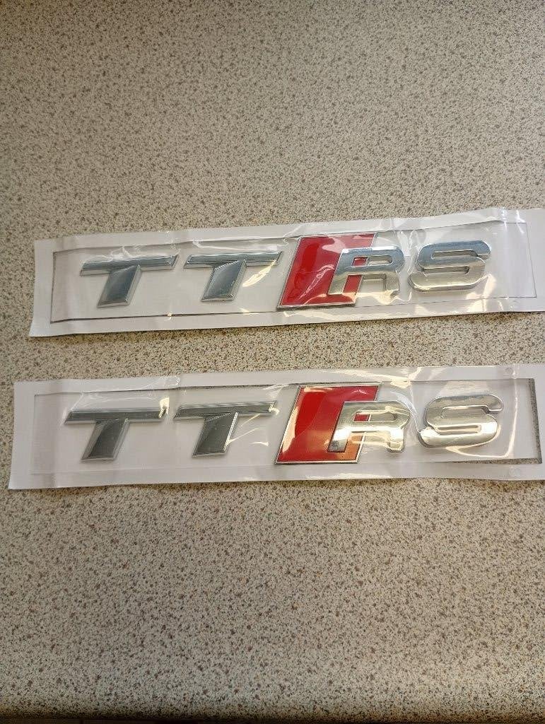 Audi tt rs embleem, Ophalen of Verzenden, Nieuw
